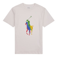 textil Barn T-shirts Polo Ralph Lauren SS CN-KNIT SHIRTS-T-SHIRT Vit