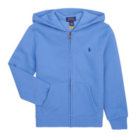 textil Barn Sweatshirts Polo Ralph Lauren LS FZ HOOD-TOPS-KNIT Blå