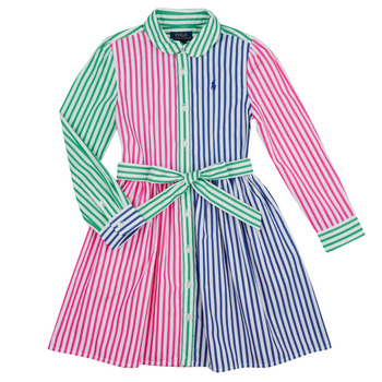 textil Flickor Korta klänningar Polo Ralph Lauren JNMLTFNSDRSS-DRESSES-DAY DRESS Flerfärgad