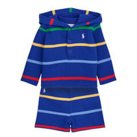textil Pojkar Set Polo Ralph Lauren LS HOOD SET-SETS-SHORT SET Flerfärgad