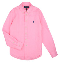 textil Barn Långärmade skjortor Polo Ralph Lauren CLBDPPC-SHIRTS-SPORT SHIRT Rosa