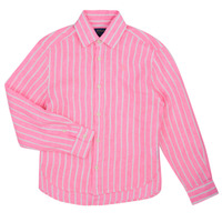 textil Flickor Skjortor / Blusar Polo Ralph Lauren LISMORESHIRT-SHIRTS-BUTTON FRONT SHIRT Flerfärgad