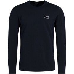 textil Herr Långärmade T-shirts Emporio Armani EA7 8NPT55 PJM5Z Blå