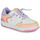 Skor Flickor Sneakers Geox J WASHIBA GIRL Vit / Orange / Violett