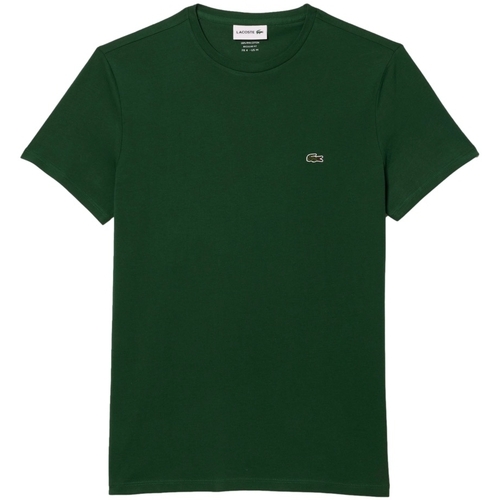 textil Herr T-shirts & Pikétröjor Lacoste Regular Fit T-Shirt - Vert Grön