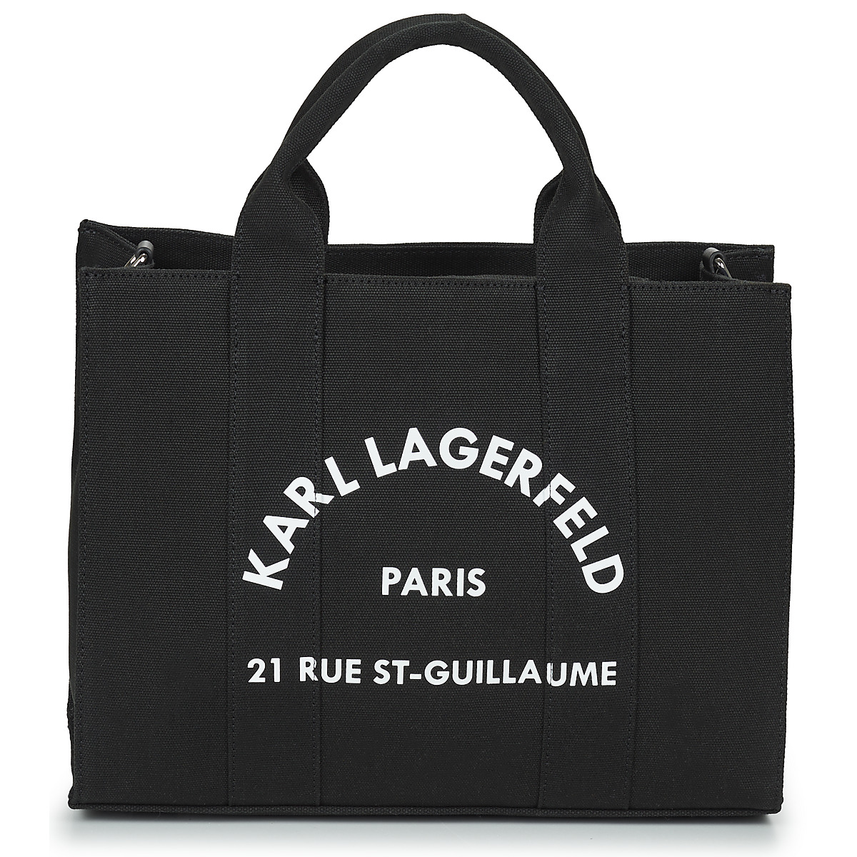 Väskor Dam Handväskor med kort rem Karl Lagerfeld RSG SQUARE MEDIUM TOTE Svart