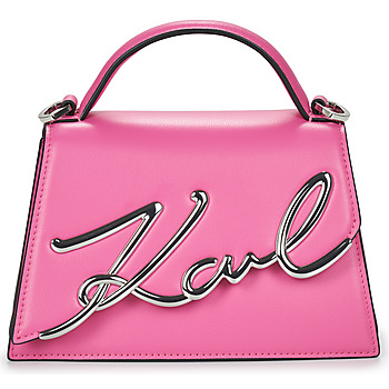 Väskor Dam Handväskor med kort rem Karl Lagerfeld K/SIGNATURE 2.0 SM CROSSBODY Rosa