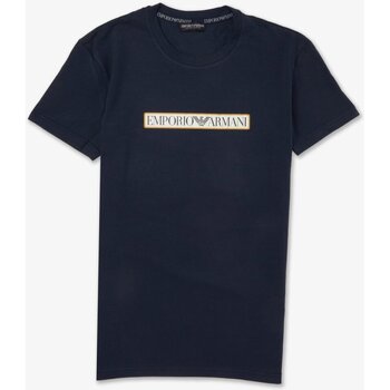 textil Herr T-shirts Emporio Armani 111035 3F517 Blå