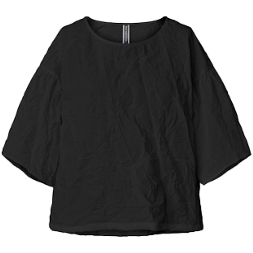textil Dam Blusar Wendy Trendy Top 221624 - Black Svart