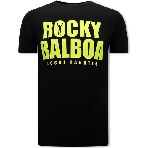 textil Herr T-shirts Local Fanatic Rocky Balboa Svart