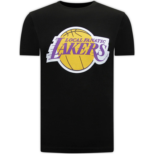 textil Herr T-shirts Local Fanatic Lakers Print Svart