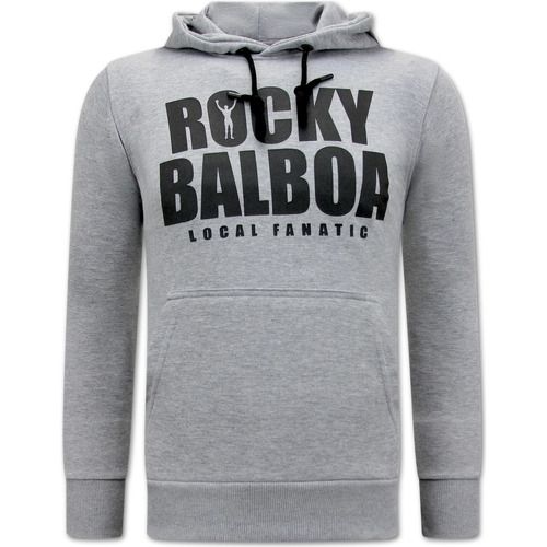textil Herr Sweatshirts Local Fanatic Rocky Balboa Luv Grå
