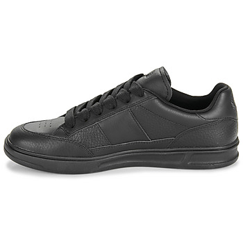Fred Perry B440 TEXTURED Leather Svart