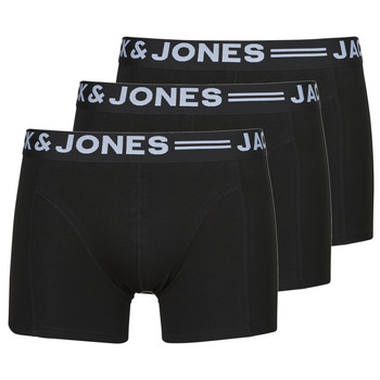 Underkläder Herr Boxershorts Jack & Jones SENSE TRUNKS 3-PACK Svart