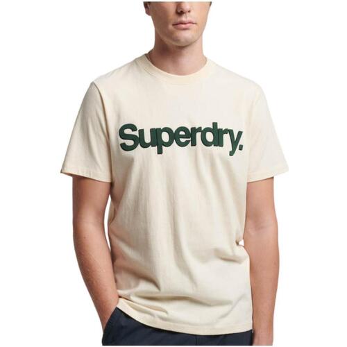 textil Herr T-shirts Superdry  Vit