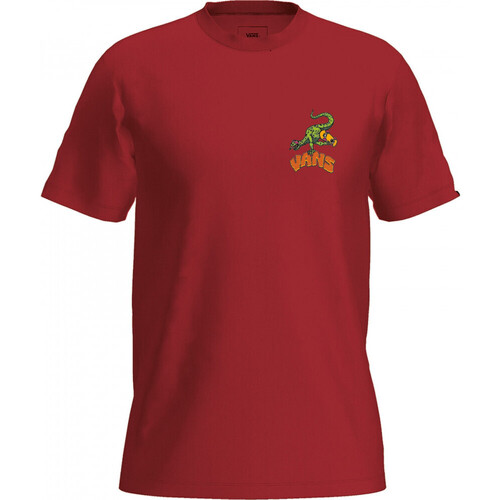 textil Pojkar T-shirts & Pikétröjor Vans Dino egg plant ss Röd