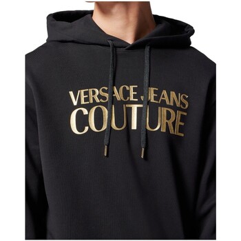 Versace Couture Logo Thick Foil Hoodie Svart