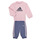 textil Flickor Sportoverall Adidas Sportswear I BOS LOGO JOG Rosa / Grå