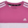 textil Flickor T-shirts Adidas Sportswear J 3S TIB T Rosa / Vit