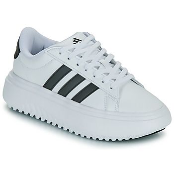 Skor Dam Sneakers Adidas Sportswear GRAND COURT PLATFORM Vit / Svart