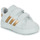 Skor Flickor Sneakers Adidas Sportswear GRAND COURT 2.0 CF I Vit / Guldfärgad