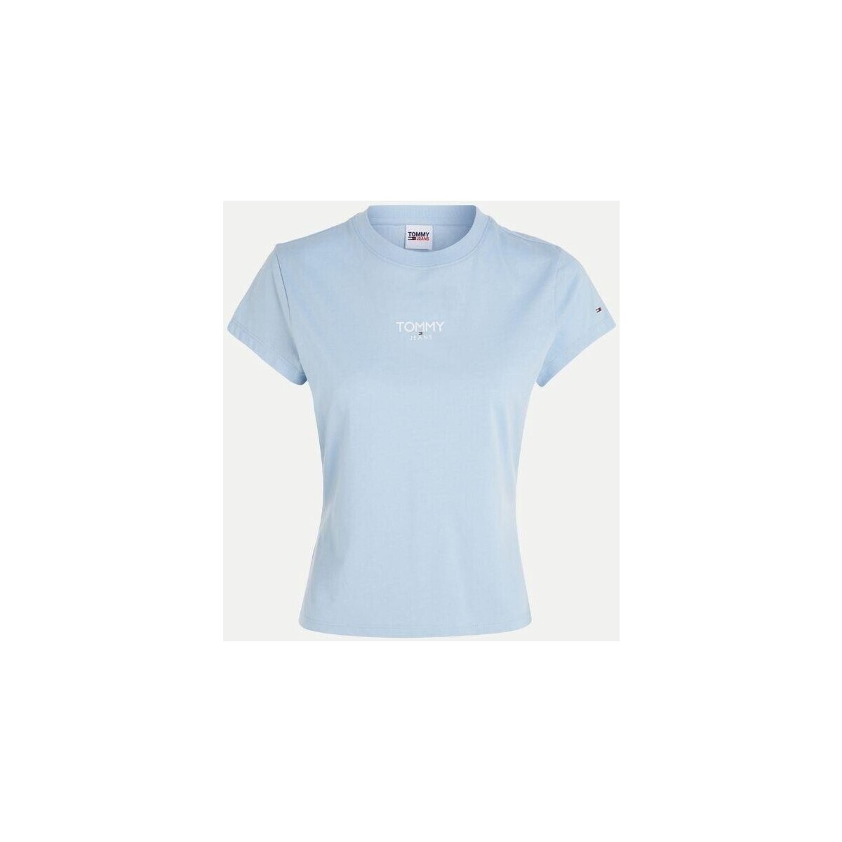 textil Dam T-shirts & Pikétröjor Tommy Hilfiger DW0DW16435C1X Blå