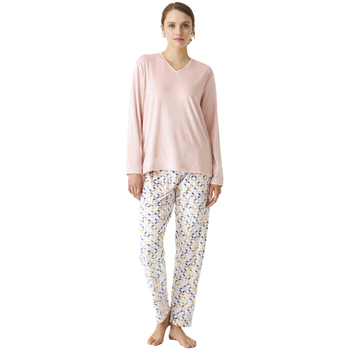 textil Dam Pyjamas/nattlinne J&j Brothers JJBDP0201 Flerfärgad