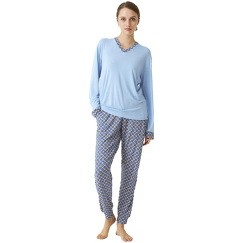 textil Dam Pyjamas/nattlinne J&j Brothers JJBDP0901 Blå