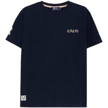 textil Pojkar T-shirts Elpulpo  Blå