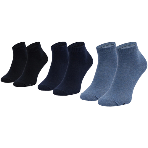 Underkläder Herr Sportstrumpor Skechers 3PPK Basic Quarter Socks Blå