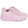 Skor Flickor Sneakers Skechers UNO LITE - EASY ZIP Rosa