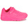 Skor Flickor Sneakers Skechers UNO LITE - CLASSIC Rosa