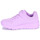 Skor Flickor Sneakers Skechers UNO LITE - CLASSIC Violett