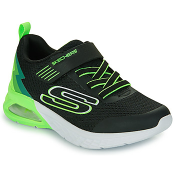 Skor Pojkar Sneakers Skechers MICROSPEC MAX II - VODROX Svart / Grön