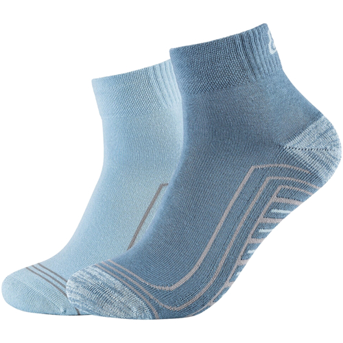 Underkläder Sportstrumpor Skechers 2PPK Basic Cushioned Socks Blå