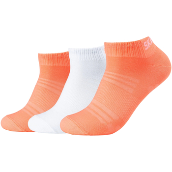 Underkläder Sportstrumpor Skechers 3PPK Mesh Ventilation Socks Orange