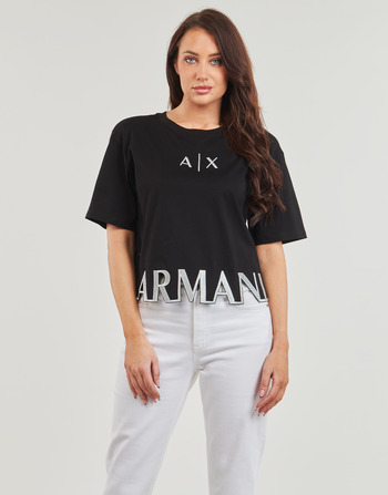 textil Dam T-shirts Armani Exchange 3DYTAG Svart / Silver