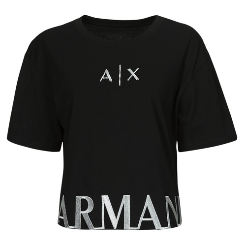 textil Dam T-shirts Armani Exchange 3DYTAG Svart / Silver