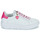 Skor Dam Sneakers Love Moschino FUXIA HEART+GOLD Vit / Rosa