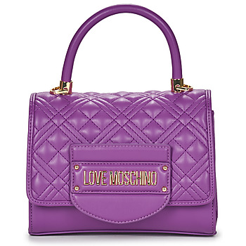 Väskor Dam Handväskor med kort rem Love Moschino QUILTED TAB Violett