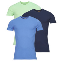 textil Herr T-shirts Polo Ralph Lauren S / S CREW-3 PACK-CREW UNDERSHIRT Blå / Marin / Grön