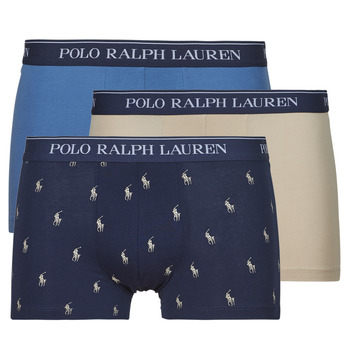 Underkläder Herr Boxershorts Polo Ralph Lauren CLSSIC TRUNK-3 PACK-TRUNK Marin / Beige