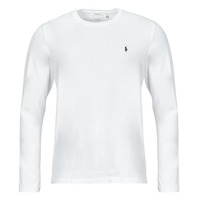 textil Långärmade T-shirts Polo Ralph Lauren LS CREW NECK Vit