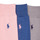 Accessoarer Strumpor Polo Ralph Lauren 84023PK-MERC 3PK-CREW SOCK-3 PACK Marin / Grå / Rosa