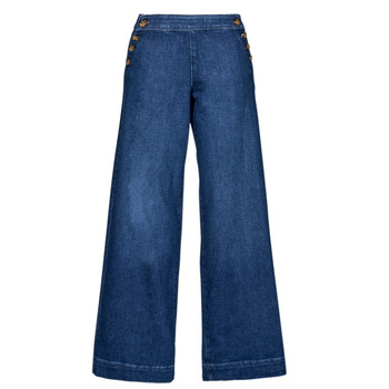 textil Dam Jeans flare Only ONLMADISON Blå