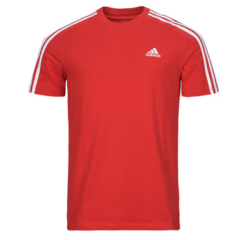 textil Herr T-shirts Adidas Sportswear M 3S SJ T Röd / Vit
