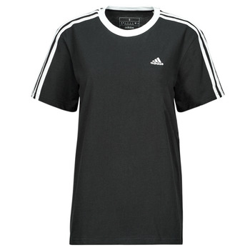 textil Dam T-shirts Adidas Sportswear W 3S BF T Svart / Vit