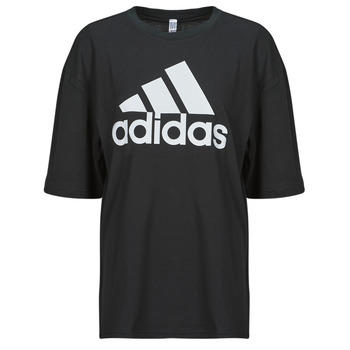 textil Dam T-shirts Adidas Sportswear W BL BF TEE Svart / Vit