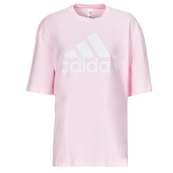 textil Dam T-shirts Adidas Sportswear W BL BF TEE Rosa / Vit