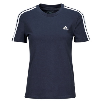 textil Dam T-shirts Adidas Sportswear W 3S T Marin / Vit